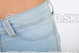 Pelvis blue jeans detail of Molly 0003